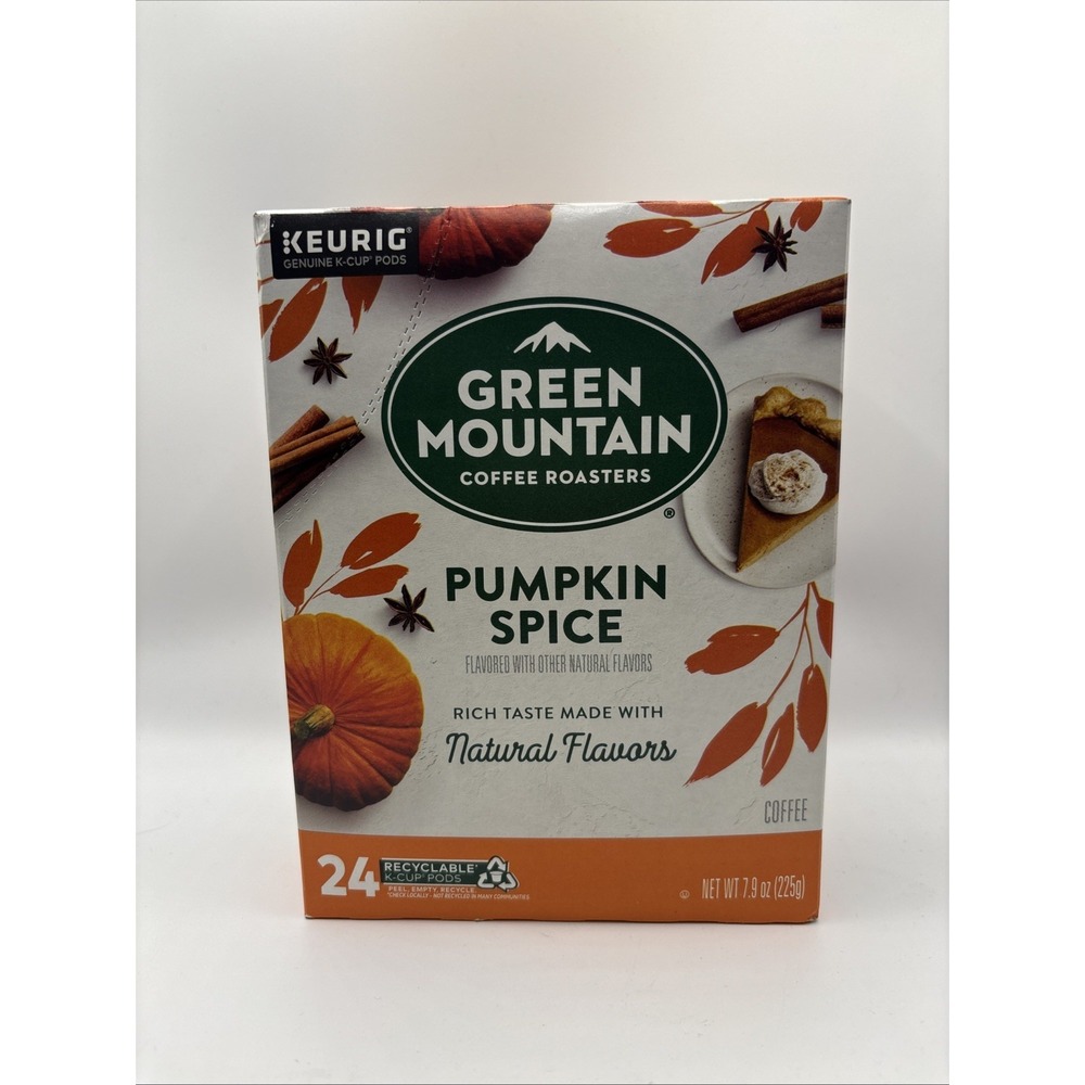 Green Mountain Seasonal Pumpkin Spice Coffee 24 Keurig K cups